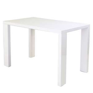 Joule Wooden Dining Table In White High Gloss