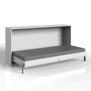 Juist Wooden Horizontal Foldaway Single Bed In White