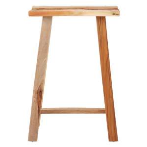 Formosa Recycled Teak Wood Stool In Brown