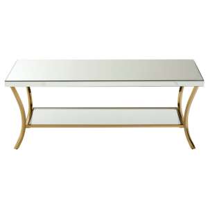 Furud Townhouse Wooden Coffee Table In Silver     