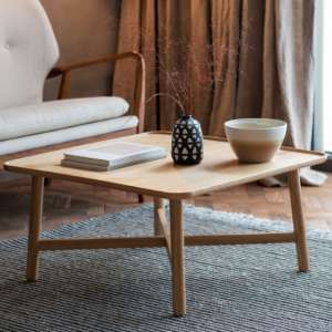 Kinghamia Square Wooden Coffee Table In Oak