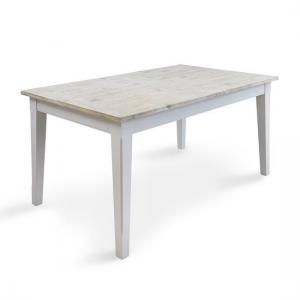Krista Wooden Extendable Dining Table Rectangular In Grey