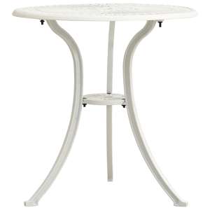 Lanelle Aluminium Garden Coffee Table In White
