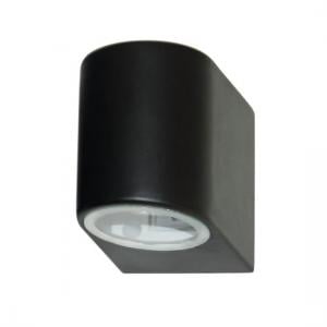 LED Outdoor 1 Light In Black With Fixed Glass Lens