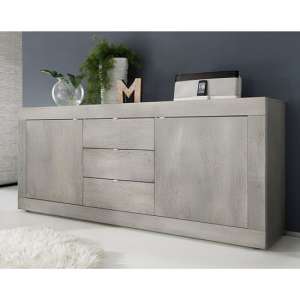 Taylor Wooden Sideboard In White Pine With 2 Doors 3 Drawers