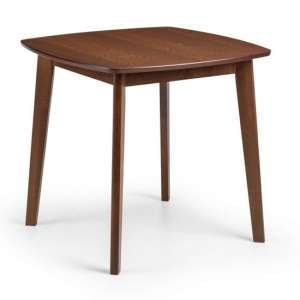 Laisha Wooden Square Dining Table In Walnut