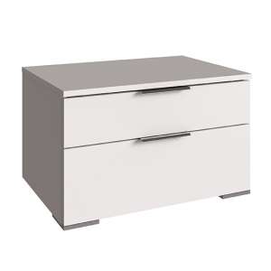 Levelup Wooden Wide Chest Of Drawers In White