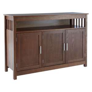 Lincolno Wooden Sideboard With 3 Doors In Walnut