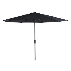 Lipeka 300cm Round Parasol In Black