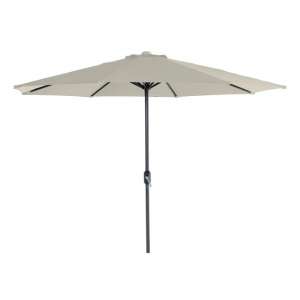 Lipeka 300cm Round Parasol In Taupe