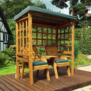 Lopra Henley 2 Seater Arbour In Green