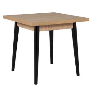 Lottie Square Wooden Dining Table In Oak
