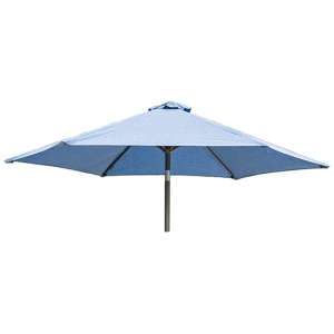 Loxe Tilt And Crank Olefin 3000mm Fabric Parasol In Blue