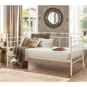 Lyon Steel Daybed In Cream