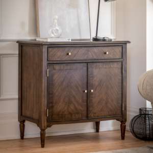 Madisen Wooden Sideboard With 2 Doors And 1 Drawer In Coffee