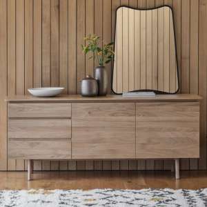 Madrid Wooden Sideboard With 2 Doors And 3 Drawers