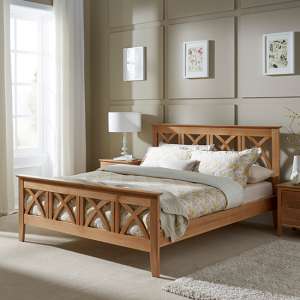Maiden Wooden Double Bed In Oak