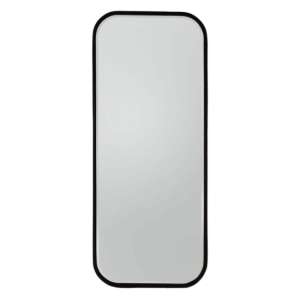 Malcolm Rectangular Leaner Mirror In Black Frame