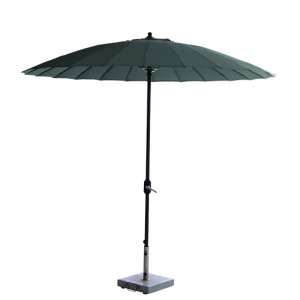 Manoya 250cm Round Parasol In Dark Grey