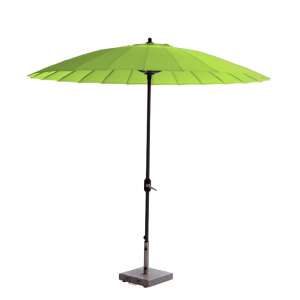 Manoya 250cm Round Parasol In Lime Green