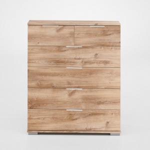 Mantova Wooden Chest Of Drawers In Planked Oak Effect
