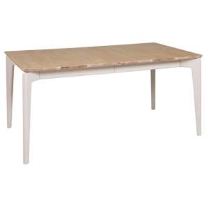Maral Extending Wooden Dining Table In Cashmere Oak