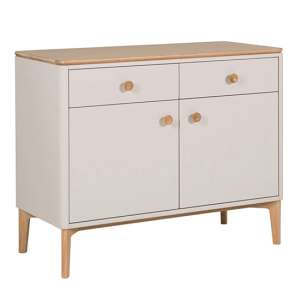 Maral Wooden Sideboard With 2 Doors 2 Drawers In Cashmere Oak