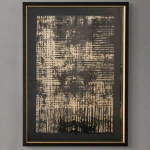 Mattis Fine Print Framed Wall Art In Black And Gold