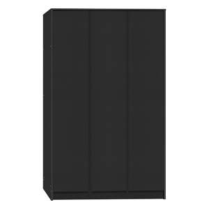 Mcgowan Wooden Wardrobe With 3 Doors In Black