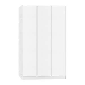 Mcgowan Wooden Wardrobe With 3 Doors In White