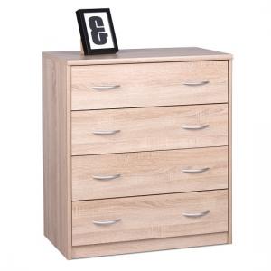 Meissen Chest Of Drawers In Sonoma Oak With 4 Drawers