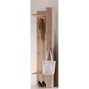 Melay Wooden Coat Rack Panel In San Remo Light Oak