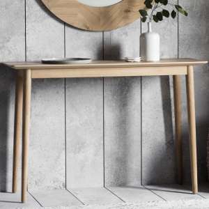 Melino Rectangular Wooden Console Table In Mat Lacquer