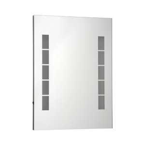 Melona Large Wall Bedroom Mirror With LED Lights In Clear