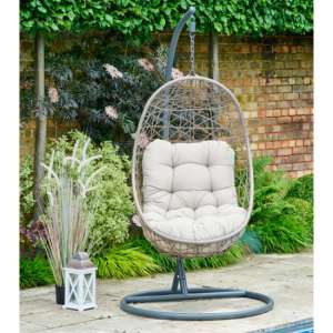Meltan Outdoor Egg Chair In Sand