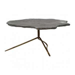 Menkent Stone Top Coffee Table In Grey