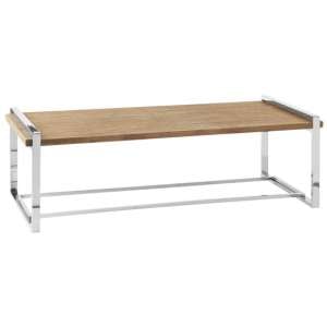 Menta Wooden Coffee Table In Natural Elm