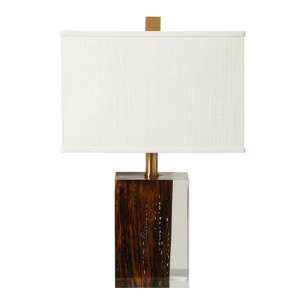 Mia Table Lamp With Bronze Details