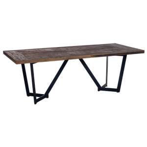 Micos Rectangular Wooden Dining Table In Natural Elm