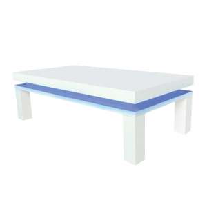 Morar Wooden Coffee Table In High Gloss White