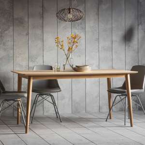Milano Wooden Dining Table In Matt Lacquer