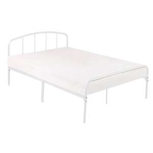 Meigle Metal Small Double Bed In White