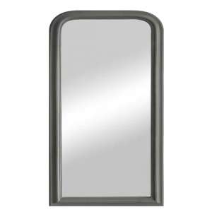Moncton Arched Bedroom Mirror In Grey