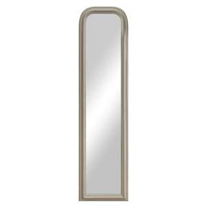 Moncton Arched Leaner Bedroom Mirror In White