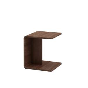 Morley Wooden End Table In Walnut Veneer