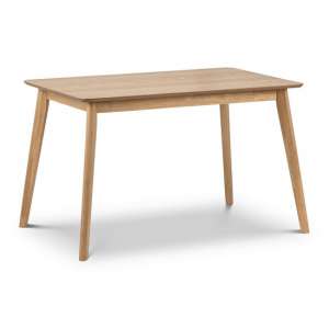 Lonetree Rectangular Wooden Dining Table In Oak
