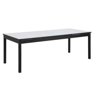Moselta Extending Butterfly Wooden Dining Table In White