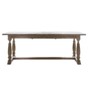 Mustique Extending Wooden Dining Table In Natural