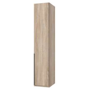 New York Tall Wooden Wardrobe In Oak 1 Door
