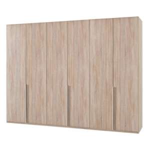 New York Wooden Wardrobe In Oak With 6 Doors